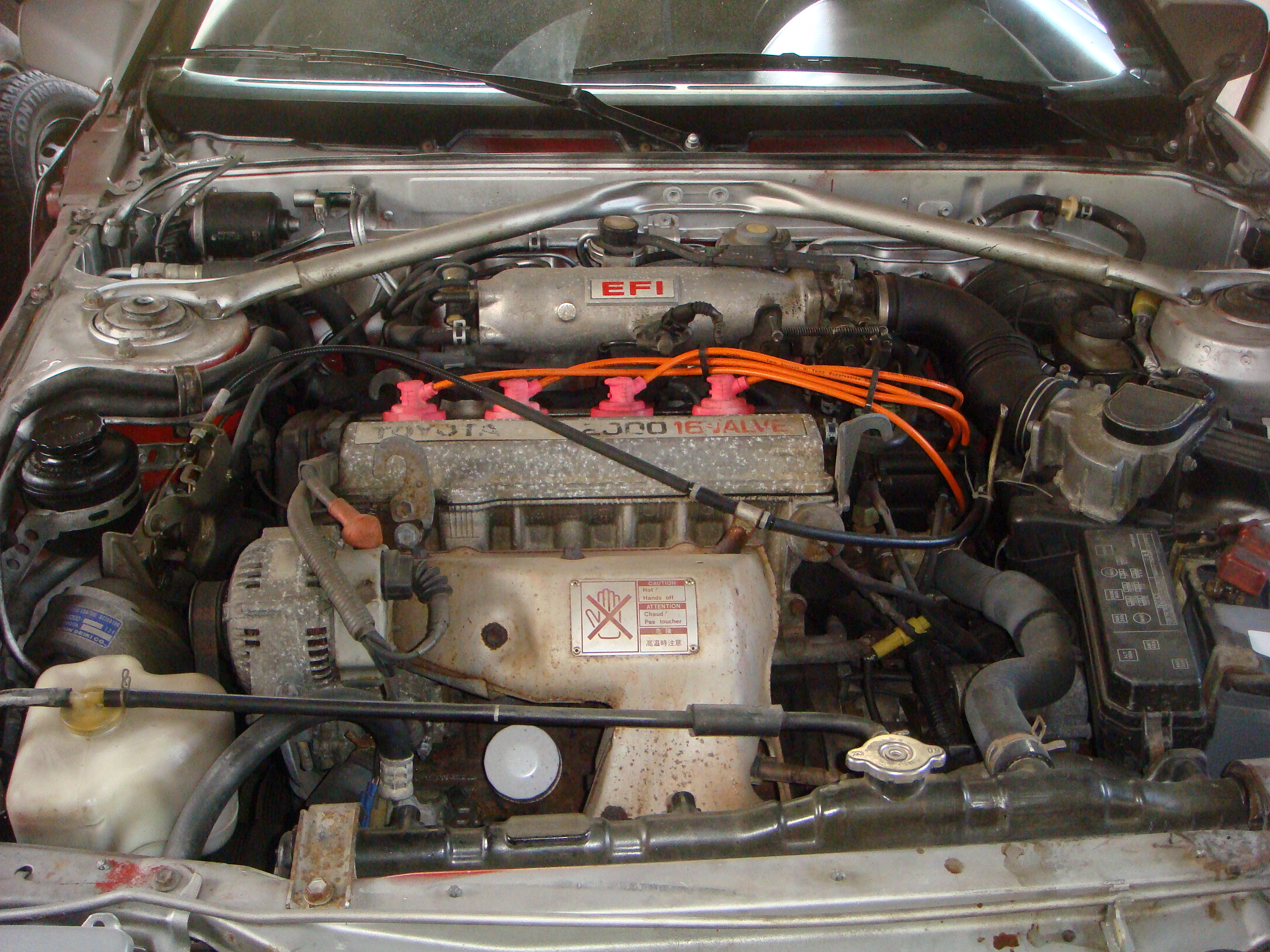 The old engine of the second Celica