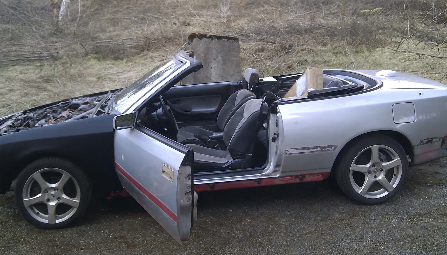 The second Celica on a test drive